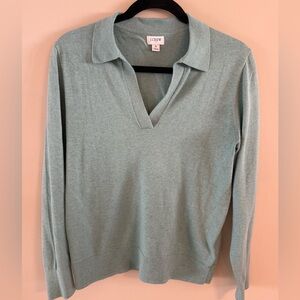 J. Crew Mint Green Knit Top